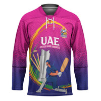 Custom Cricket UAE East Asia-Pacific Hockey Jersey United Arab Emirates Champions Pride - Wonder Print Shop
