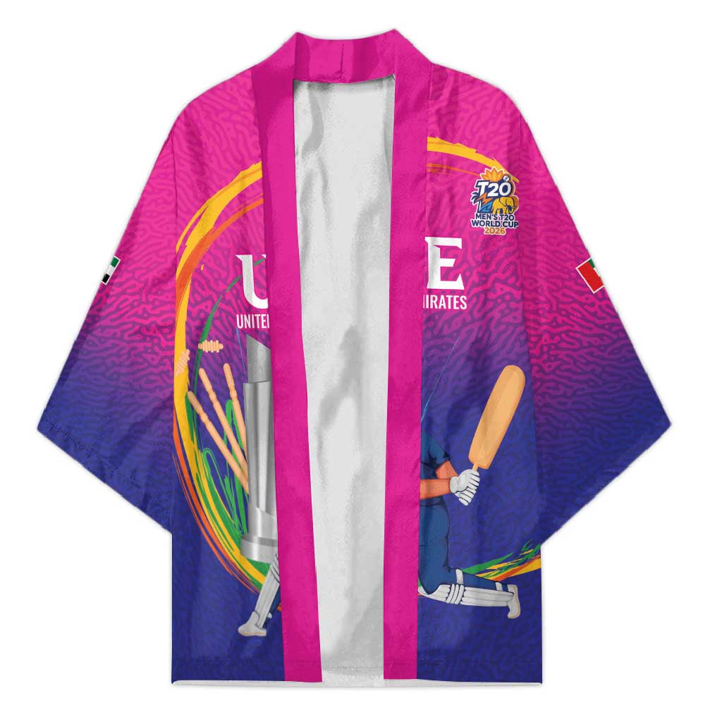 Custom Cricket UAE East Asia-Pacific Kimono United Arab Emirates Champions Pride - Wonder Print Shop