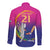 Custom Cricket UAE East Asia-Pacific Long Sleeve Button Shirt United Arab Emirates Champions Pride - Wonder Print Shop