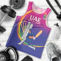 Custom Cricket UAE East Asia-Pacific Men Tank Top United Arab Emirates Champions Pride - Wonder Print Shop