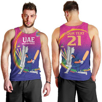 Custom Cricket UAE East Asia-Pacific Men Tank Top United Arab Emirates Champions Pride - Wonder Print Shop