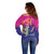 Custom Cricket UAE East Asia-Pacific Off Shoulder Sweater United Arab Emirates Champions Pride - Wonder Print Shop