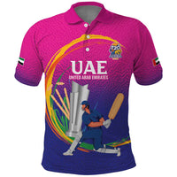 Custom Cricket UAE East Asia-Pacific Polo Shirt United Arab Emirates Champions Pride - Wonder Print Shop