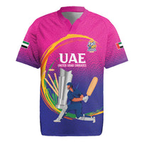 Custom Cricket UAE East Asia-Pacific Rugby Jersey United Arab Emirates Champions Pride - Wonder Print Shop