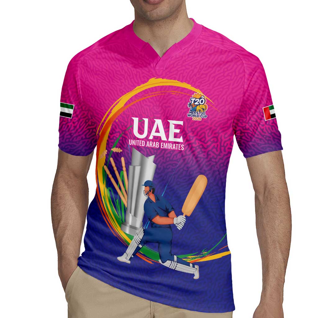 Custom Cricket UAE East Asia-Pacific Rugby Jersey United Arab Emirates Champions Pride - Wonder Print Shop