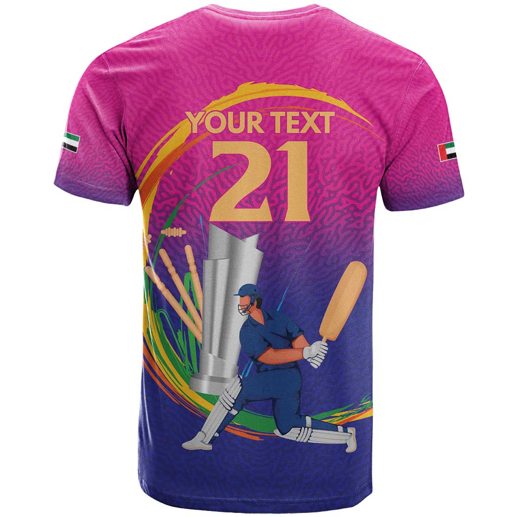 Custom Cricket UAE East Asia-Pacific T Shirt United Arab Emirates Champions Pride - Wonder Print Shop