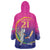 Custom Cricket UAE East Asia-Pacific Wearable Blanket Hoodie United Arab Emirates Champions Pride - Wonder Print Shop