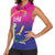 Custom Cricket UAE East Asia-Pacific Women Sleeveless Polo Shirt United Arab Emirates Champions Pride - Wonder Print Shop
