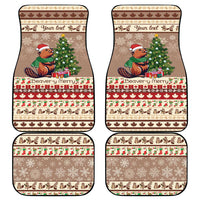 Personalized Beaver-y Merry Car Mats Canada Merry Christmas Beavers LT9 - Wonder Print Shop