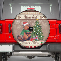 Personalized Beaver-y Merry Spare Tire Cover Canada Merry Christmas Beavers - Wonder Print Shop