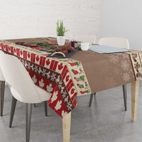 Personalized Beaver-y Merry Tablecloth Canada Merry Christmas Beavers - Wonder Print Shop