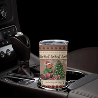 Personalized Beaver-y Merry Tumbler Cup Canada Merry Christmas Beavers - Wonder Print Shop