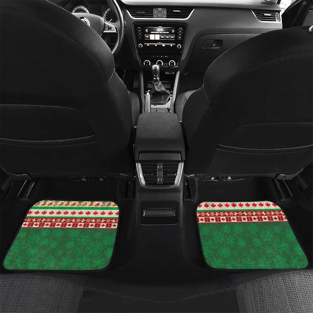 Personalized Merry Christmoose Car Mats Canada Merry Christmas Moose LT9 - Wonder Print Shop