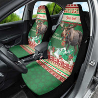 Personalized Merry Christmoose Car Seat Cover Canada Merry Christmas Moose LT9 - Wonder Print Shop
