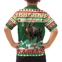 Personalized Merry Christmoose Kid Hawaiian Shirt Canada Merry Christmas Moose - Wonder Print Shop