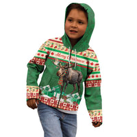Personalized Merry Christmoose Kid Hoodie Canada Merry Christmas Moose - Wonder Print Shop