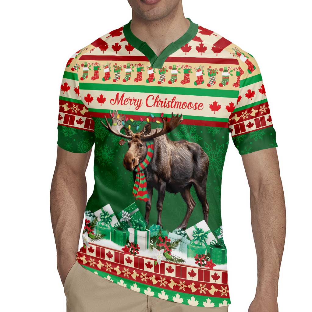 Personalized Merry Christmoose Rugby Jersey Canada Merry Christmas Moose - Wonder Print Shop