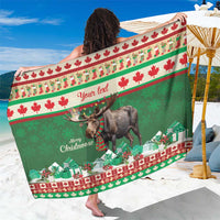 Personalized Merry Christmoose Sarong Canada Merry Christmas Moose - Wonder Print Shop
