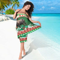 Personalized Merry Christmoose Sarong Canada Merry Christmas Moose - Wonder Print Shop