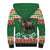 Personalized Merry Christmoose Sherpa Hoodie Canada Merry Christmas Moose - Wonder Print Shop