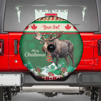 Personalized Merry Christmoose Spare Tire Cover Canada Merry Christmas Moose - Wonder Print Shop