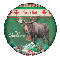 Personalized Merry Christmoose Spare Tire Cover Canada Merry Christmas Moose - Wonder Print Shop
