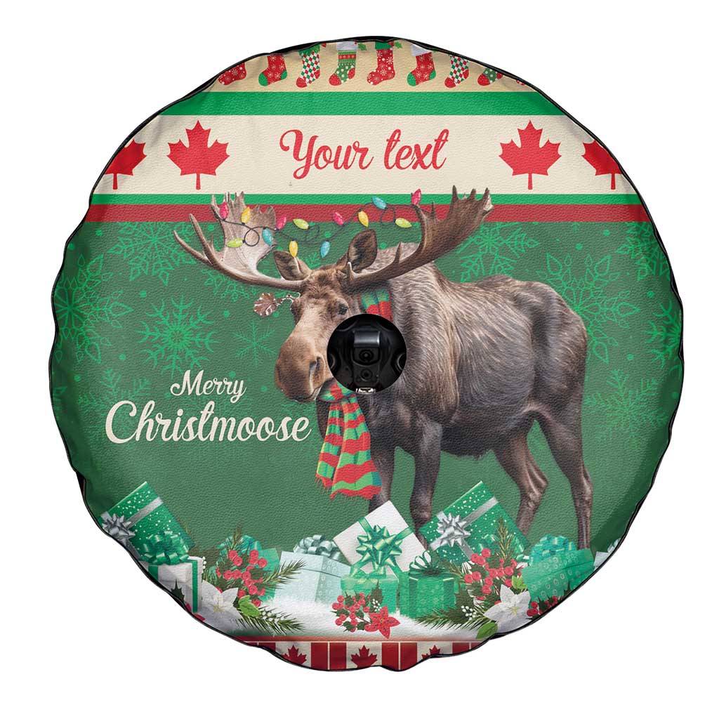 Personalized Merry Christmoose Spare Tire Cover Canada Merry Christmas Moose - Wonder Print Shop