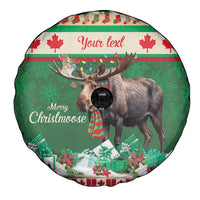 Personalized Merry Christmoose Spare Tire Cover Canada Merry Christmas Moose - Wonder Print Shop