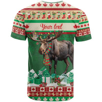 Personalized Merry Christmoose T Shirt Canada Merry Christmas Moose - Wonder Print Shop