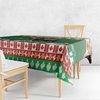 Personalized Merry Christmoose Tablecloth Canada Merry Christmas Moose - Wonder Print Shop