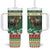 Personalized Merry Christmoose Tumbler With Handle Canada Merry Christmas Moose - Wonder Print Shop