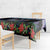 Personalized Not Now Arctic Puffin Tablecloth Icelandic Christmas with Northern Lights - Wonder Print Shop