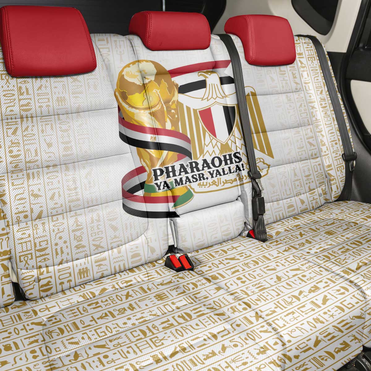 Egypt WC26 Future Champions Back Car Seat Cover Ya Masr Yalla
