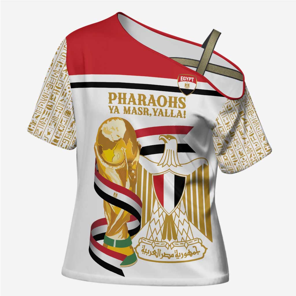 Personalized Egypt WC26 Future Champions Cross Shoulder Shirt Ya Masr Yalla