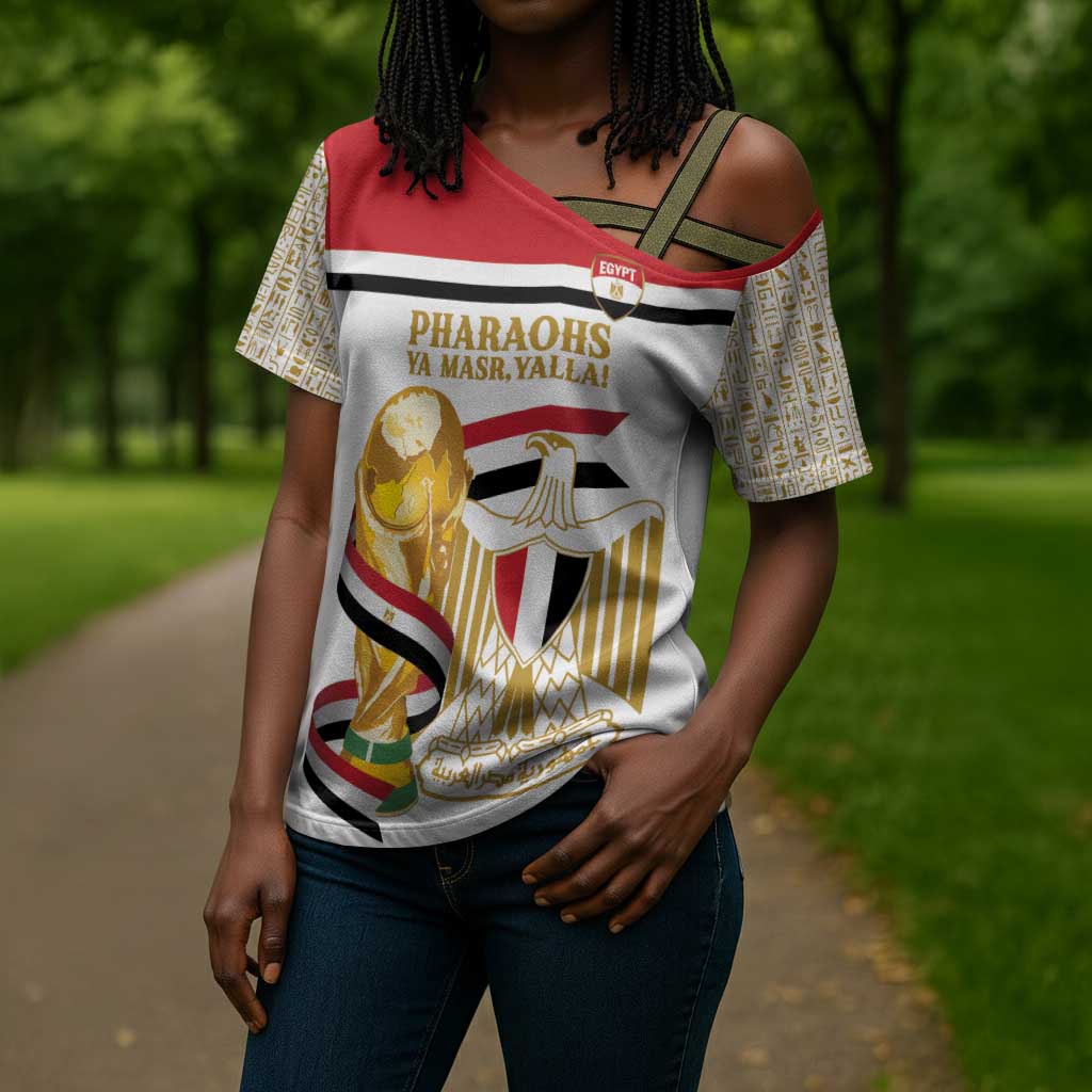 Personalized Egypt WC26 Future Champions Cross Shoulder Shirt Ya Masr Yalla