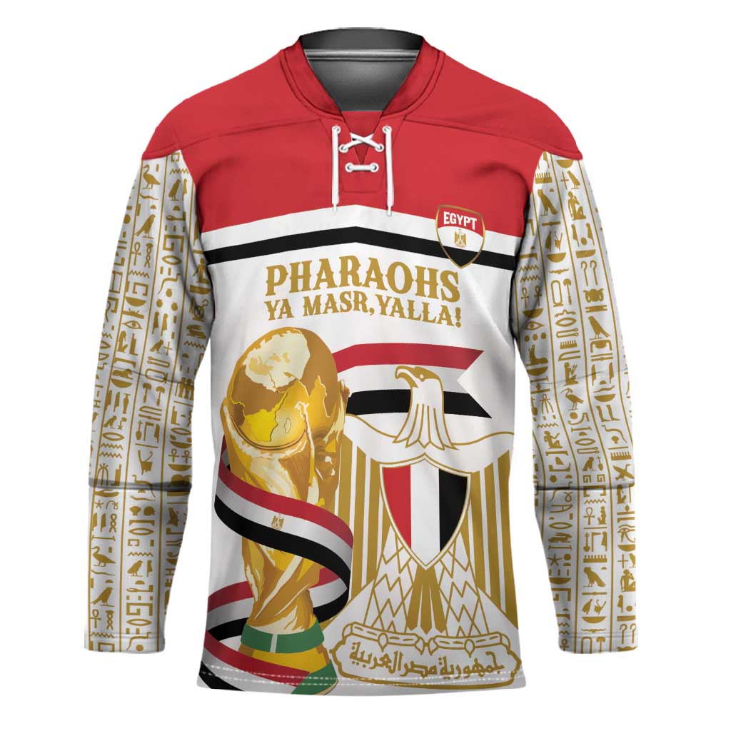 Personalized Egypt WC26 Future Champions Hockey Jersey Ya Masr Yalla