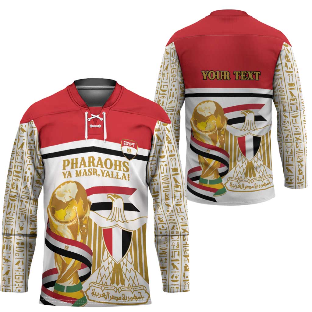Personalized Egypt WC26 Future Champions Hockey Jersey Ya Masr Yalla