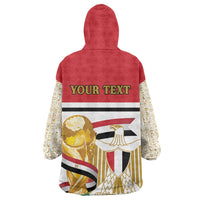Personalized Egypt WC26 Future Champions Kid Wearable Blanket Hoodie Ya Masr Yalla