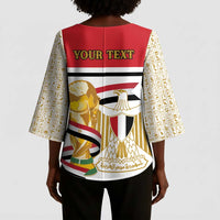 Personalized Egypt WC26 Future Champions Kimono Sleeve Blouse Ya Masr Yalla