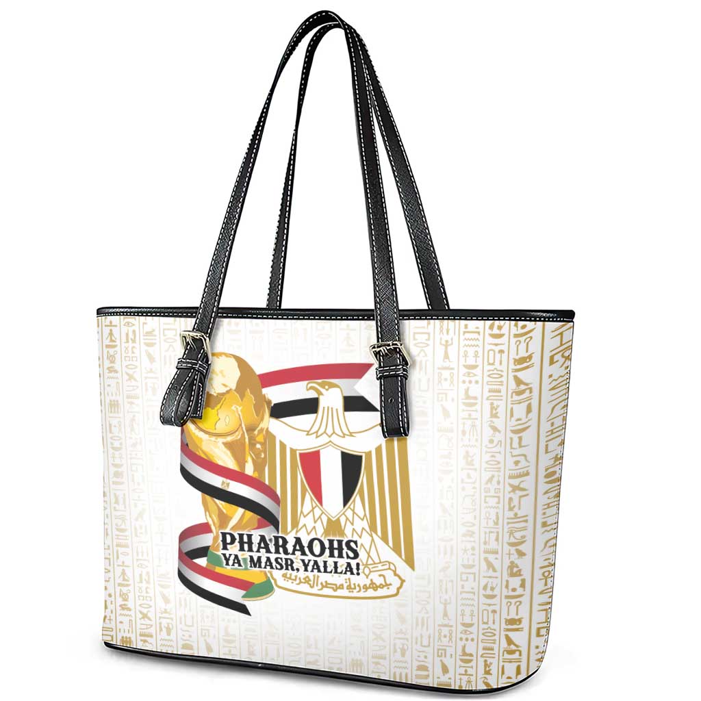 Egypt WC26 Future Champions Leather Tote Bag Ya Masr Yalla
