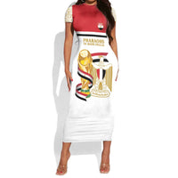 Personalized Egypt WC26 Future Champions Short Sleeve Bodycon Dress Ya Masr Yalla