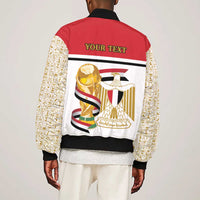Personalized Egypt WC26 Future Champions Sleeve Zip Bomber Jacket Ya Masr Yalla