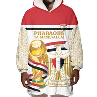Personalized Egypt WC26 Future Champions Wearable Blanket Hoodie Ya Masr Yalla