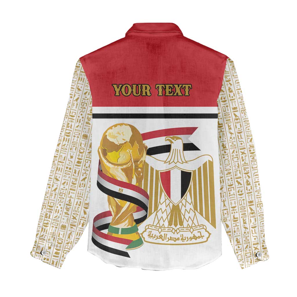 Personalized Egypt WC26 Future Champions Women Casual Shirt Ya Masr Yalla