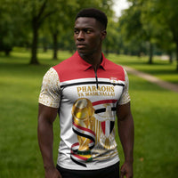 Personalized Egypt WC26 Future Champions Zipper Polo Shirt Ya Masr Yalla