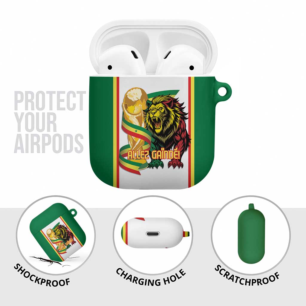 Senegal WC26 Future Champions AirPods Case Lions de la Teranga Allez Gainde