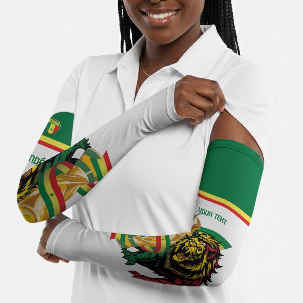 Personalized Senegal WC26 Future Champions Arm Sleeves Lions de la Teranga Allez Gainde