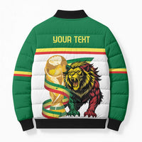 Personalized Senegal WC26 Future Champions Bomber Puffer Jacket Lions de la Teranga Allez Gainde