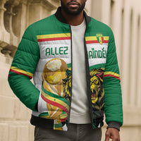 Personalized Senegal WC26 Future Champions Bomber Puffer Jacket Lions de la Teranga Allez Gainde