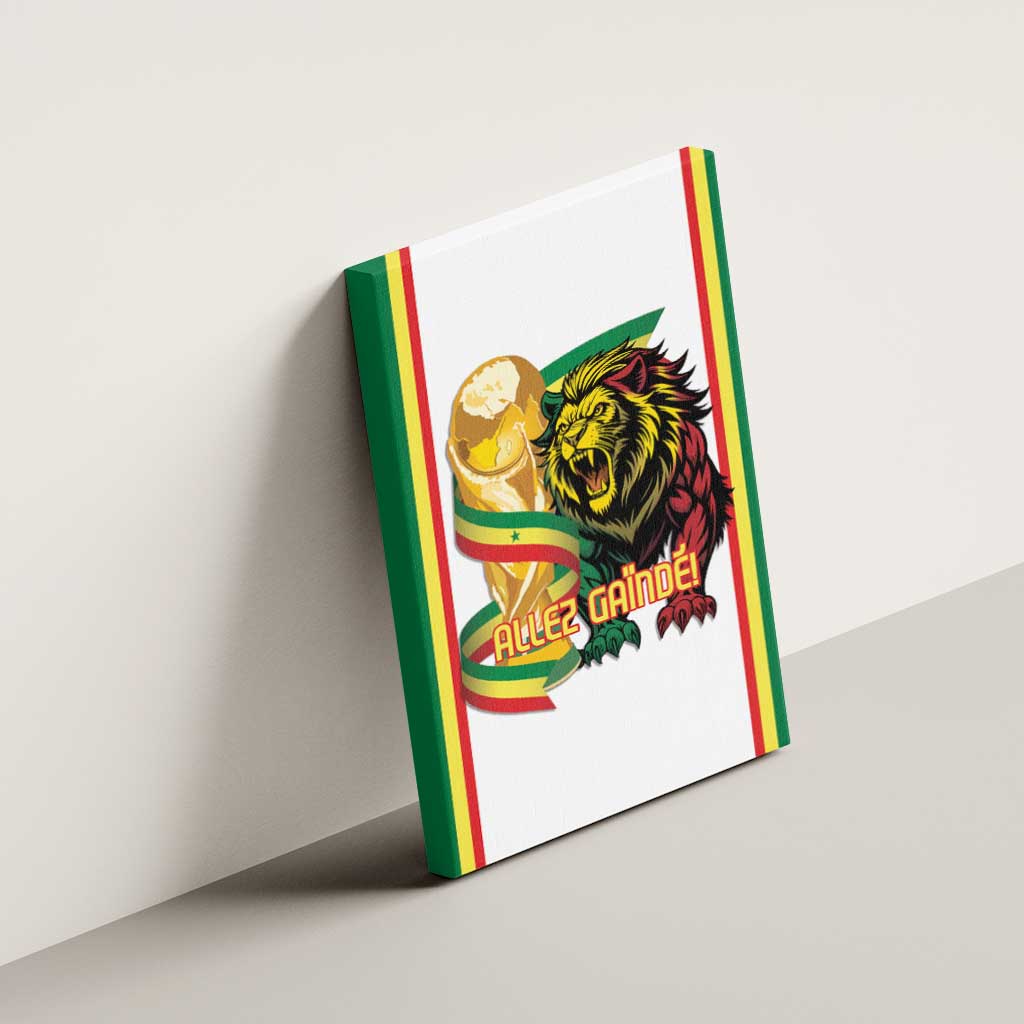 Senegal WC26 Future Champions Canvas Wall Art Lions de la Teranga Allez Gainde